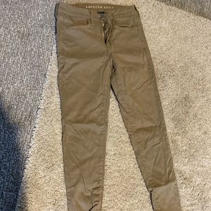 Khaki Jeggings